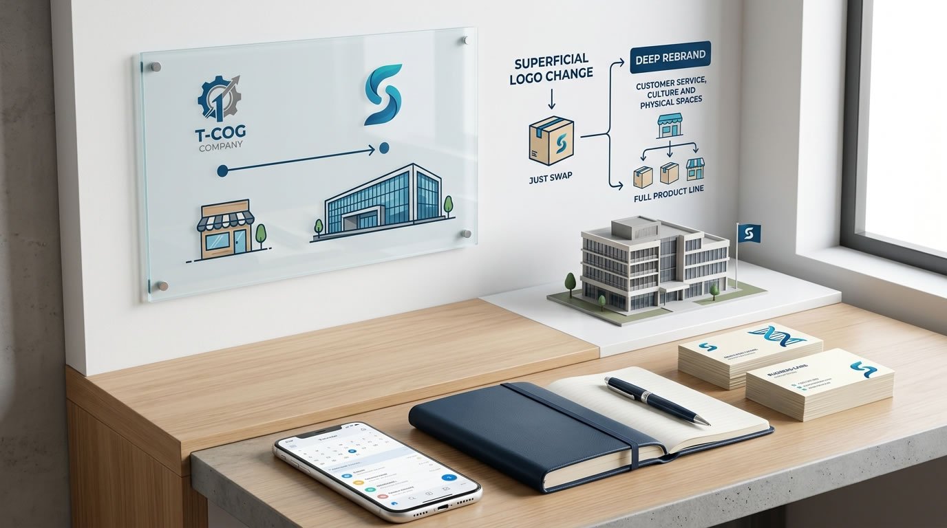 Rebranding: cuándo conviene y cuándo es solo un cambio de logo